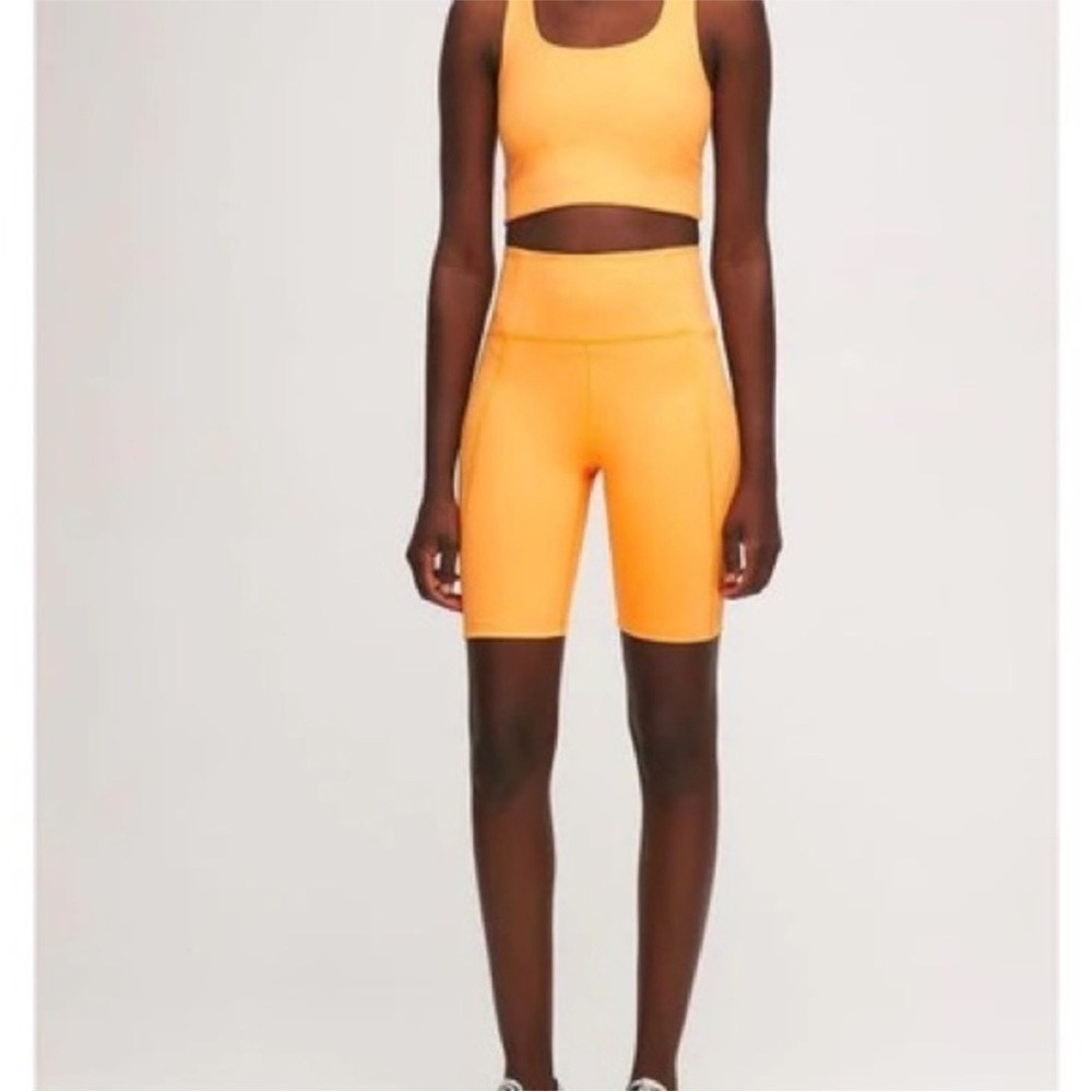 Girlfriend Collective • NWT High Rise Bike Shorts Women's Orange Shorts